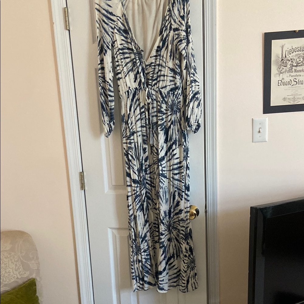 Elegant Black and White Women's Dress